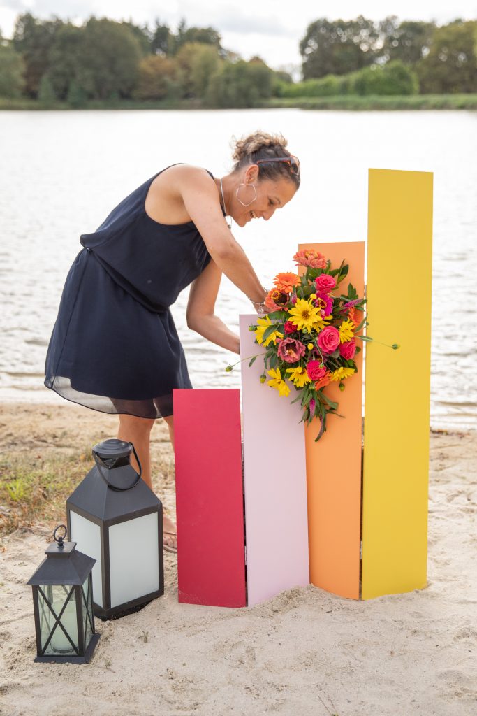 création d'une arche de cérémonie laïque