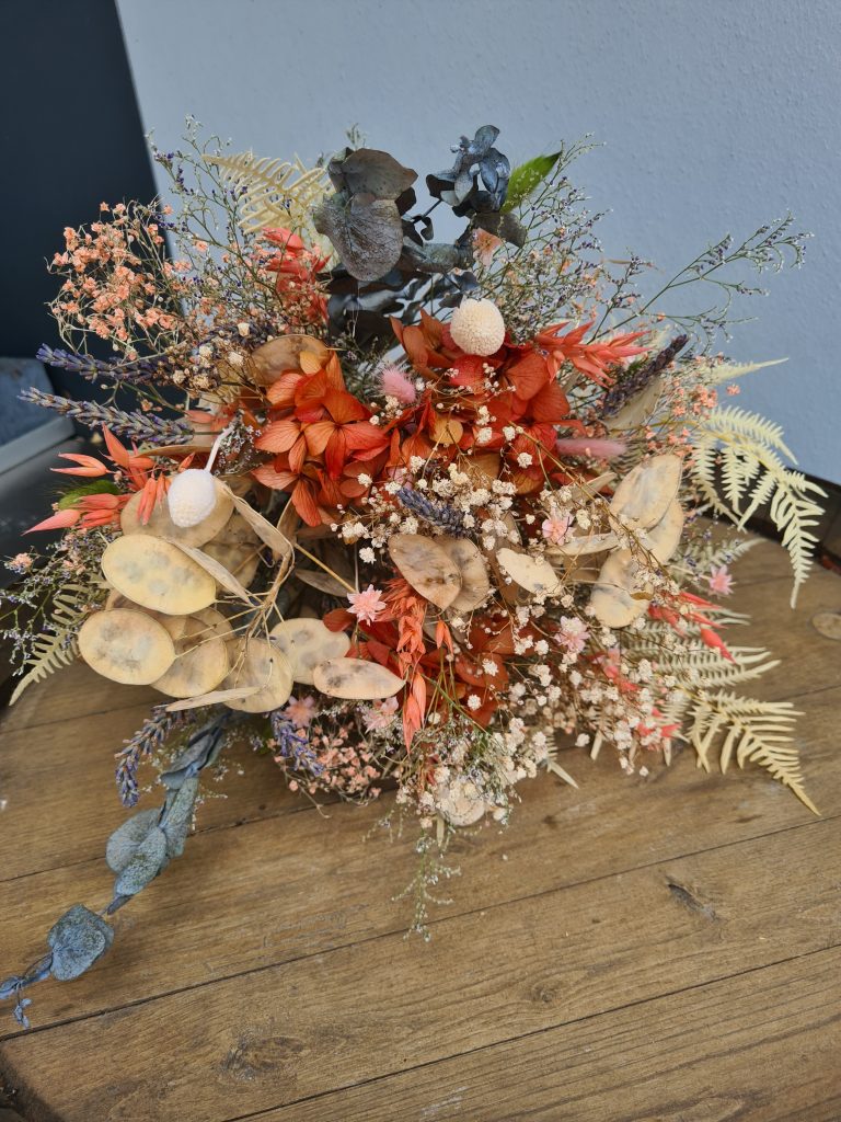 Fleurs séchées pour entreprise