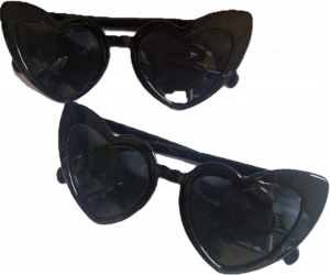 Lunettes cœur pour mariage