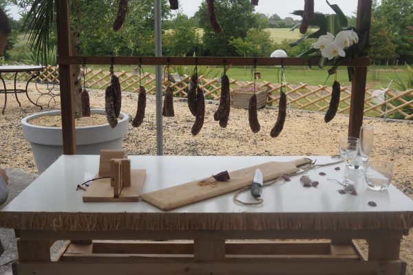Bar à saucisses pour mariage