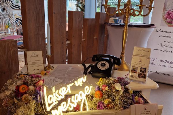 Téléphone livre d'or pour mariage