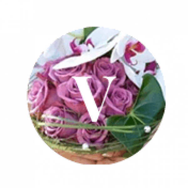 Logo V_Déco décoratrice mariage partenaire sur Nantes